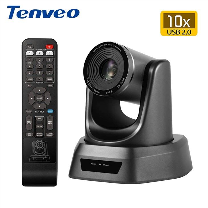 TEVO-NV10U 10X Zoom ottiku PC Web PTZ Kamera 1080P