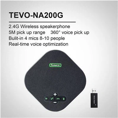 TEVO - NA200G USB Speakerphone għal Tele Conferencing Call Call
